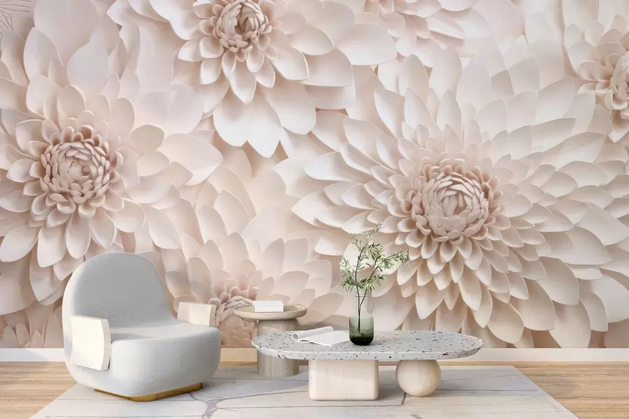murais de parede Flores grandes w05483