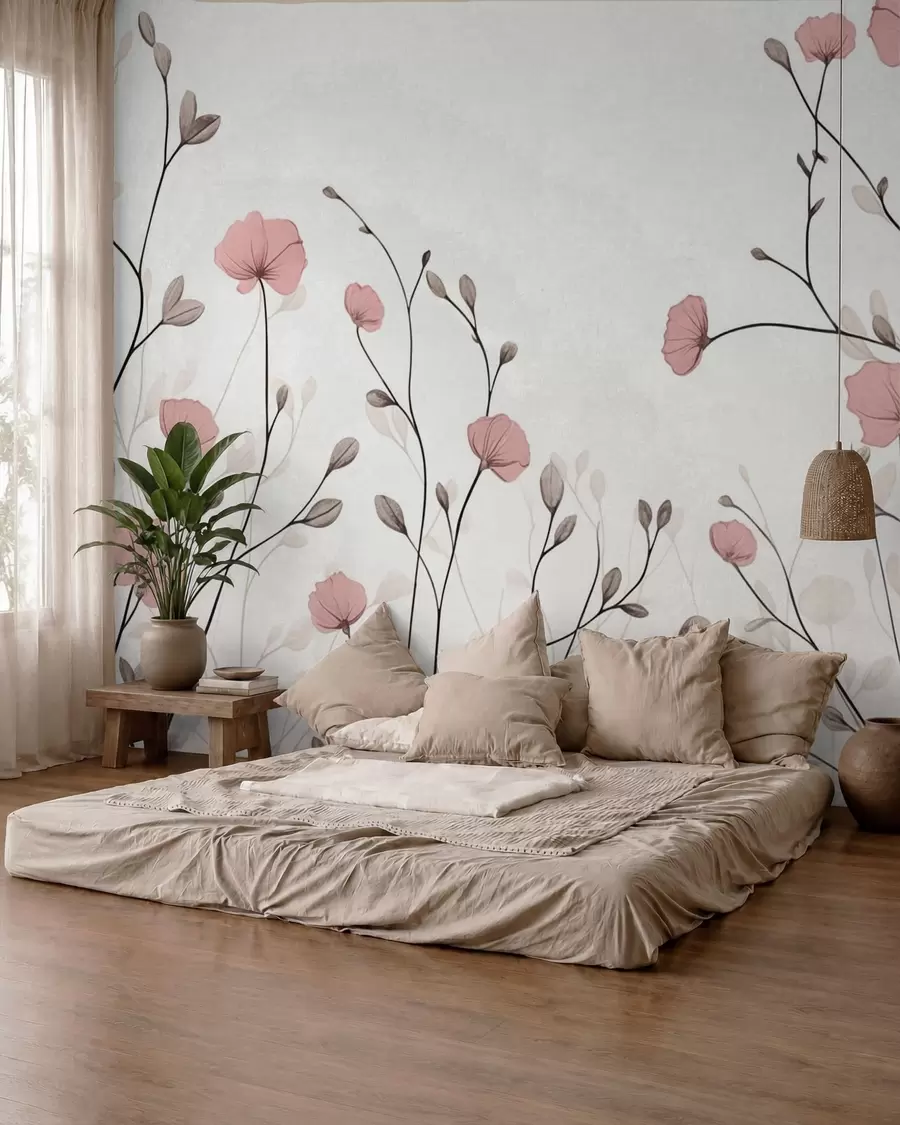murais de parede Flores silvestres w05485