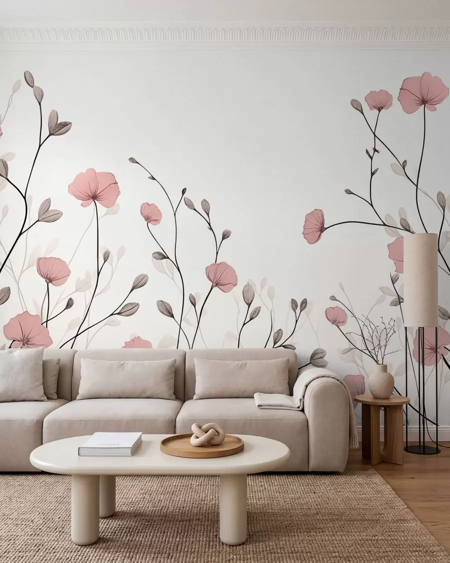 murais de parede Flores silvestres w05485