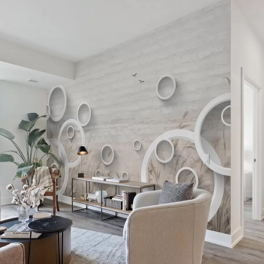 murais de parede Círculos abstratos w09781