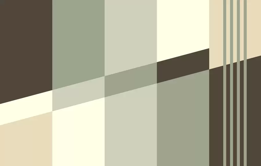 murais de parede Desenhos geométricos discretos em tons de verde-oliva, bege e marrom w05390