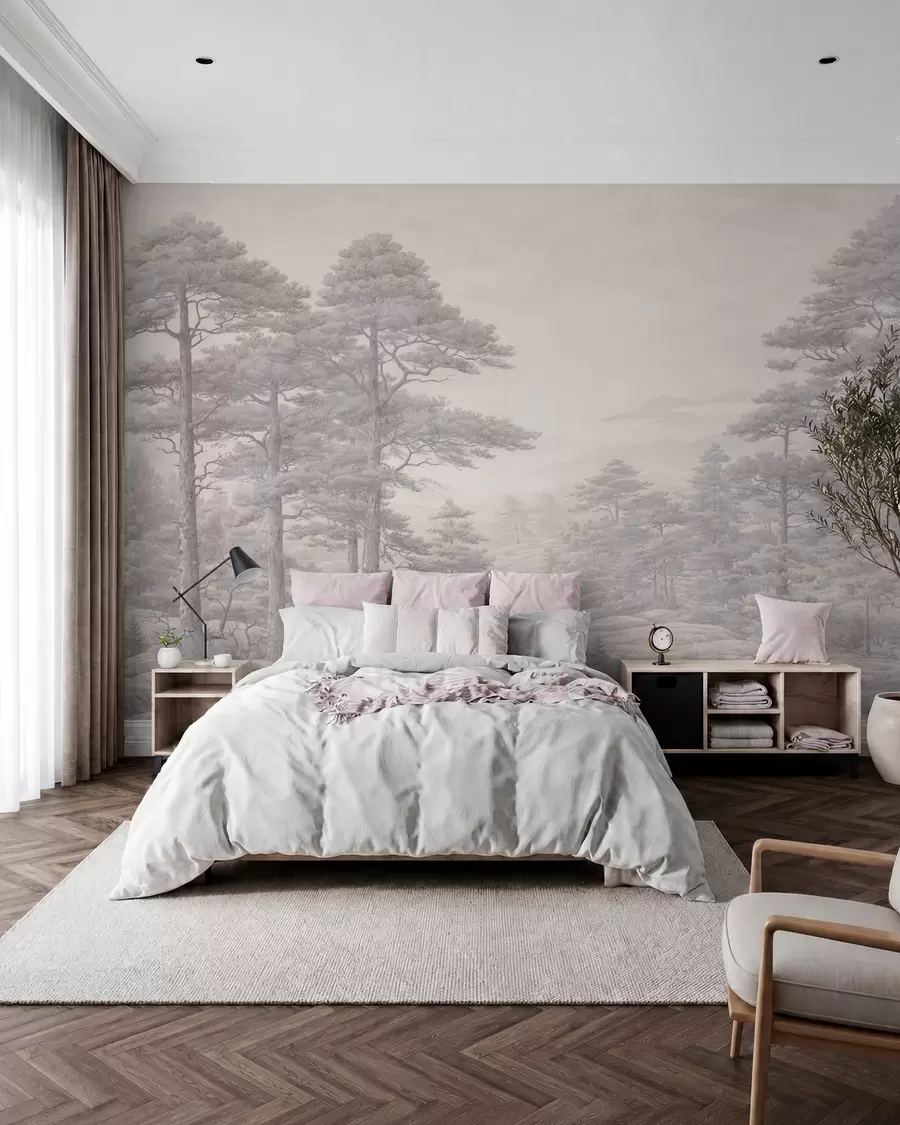 murais de parede Floresta vintage w05524