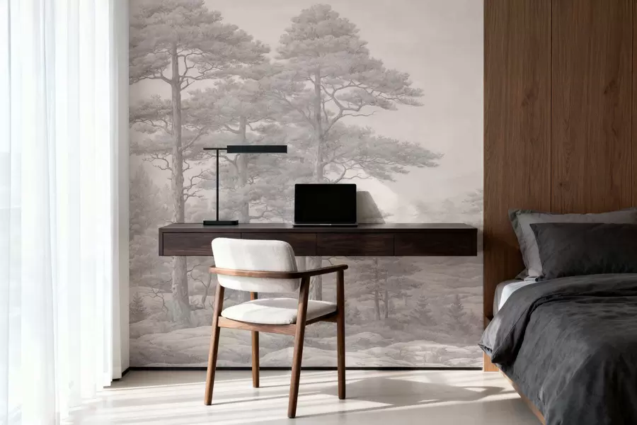 murais de parede Floresta vintage w05524