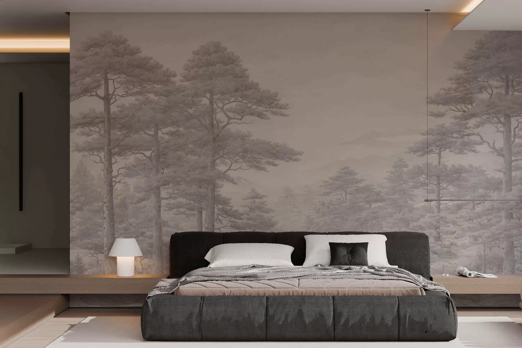 murais de parede Floresta vintage w05524