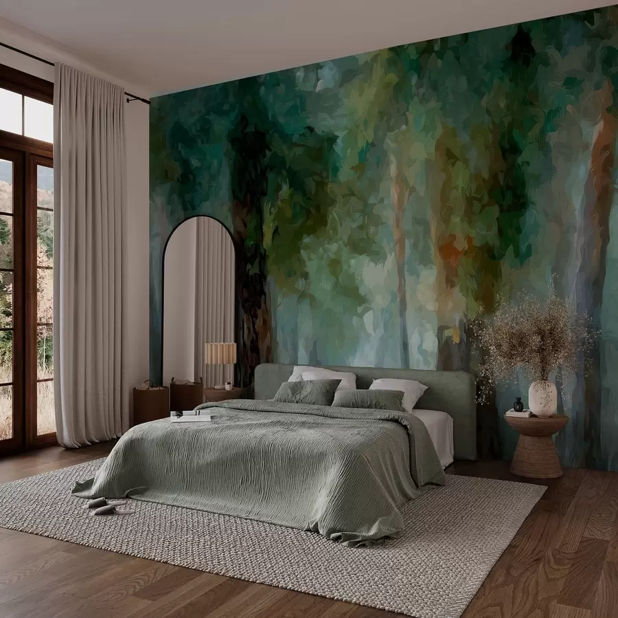 murais de parede Floresta decídua w05508