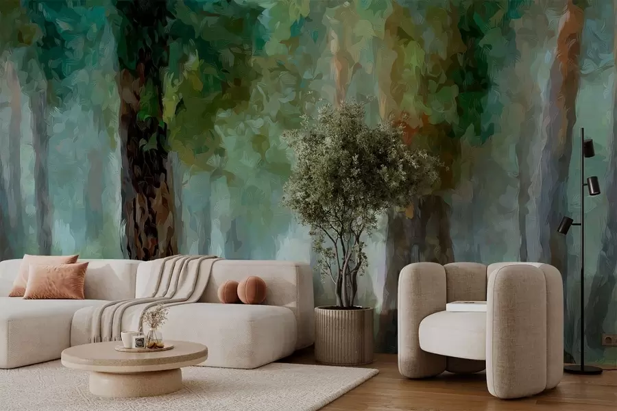 murais de parede Floresta decídua w05508