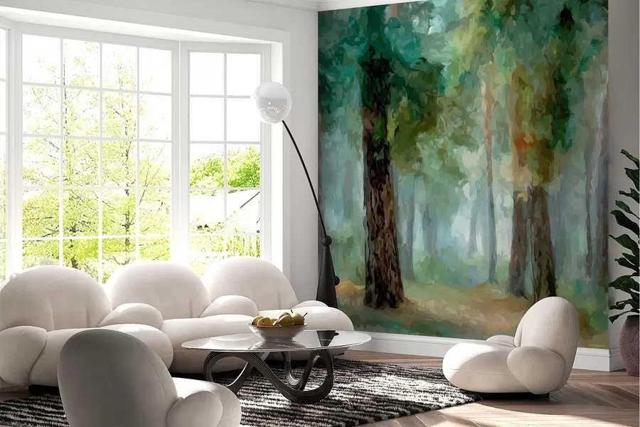 murais de parede Floresta decídua w05508
