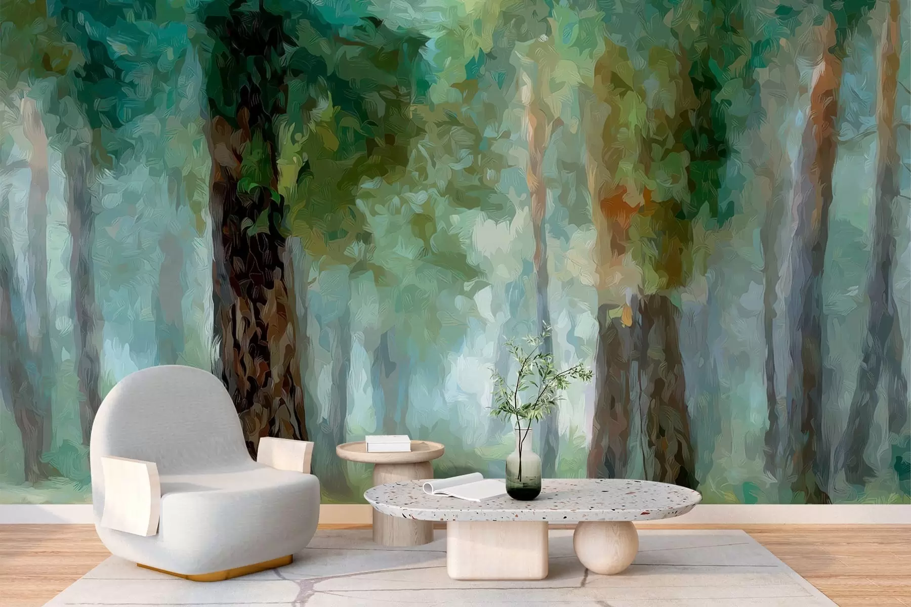 murais de parede Floresta decídua w05508