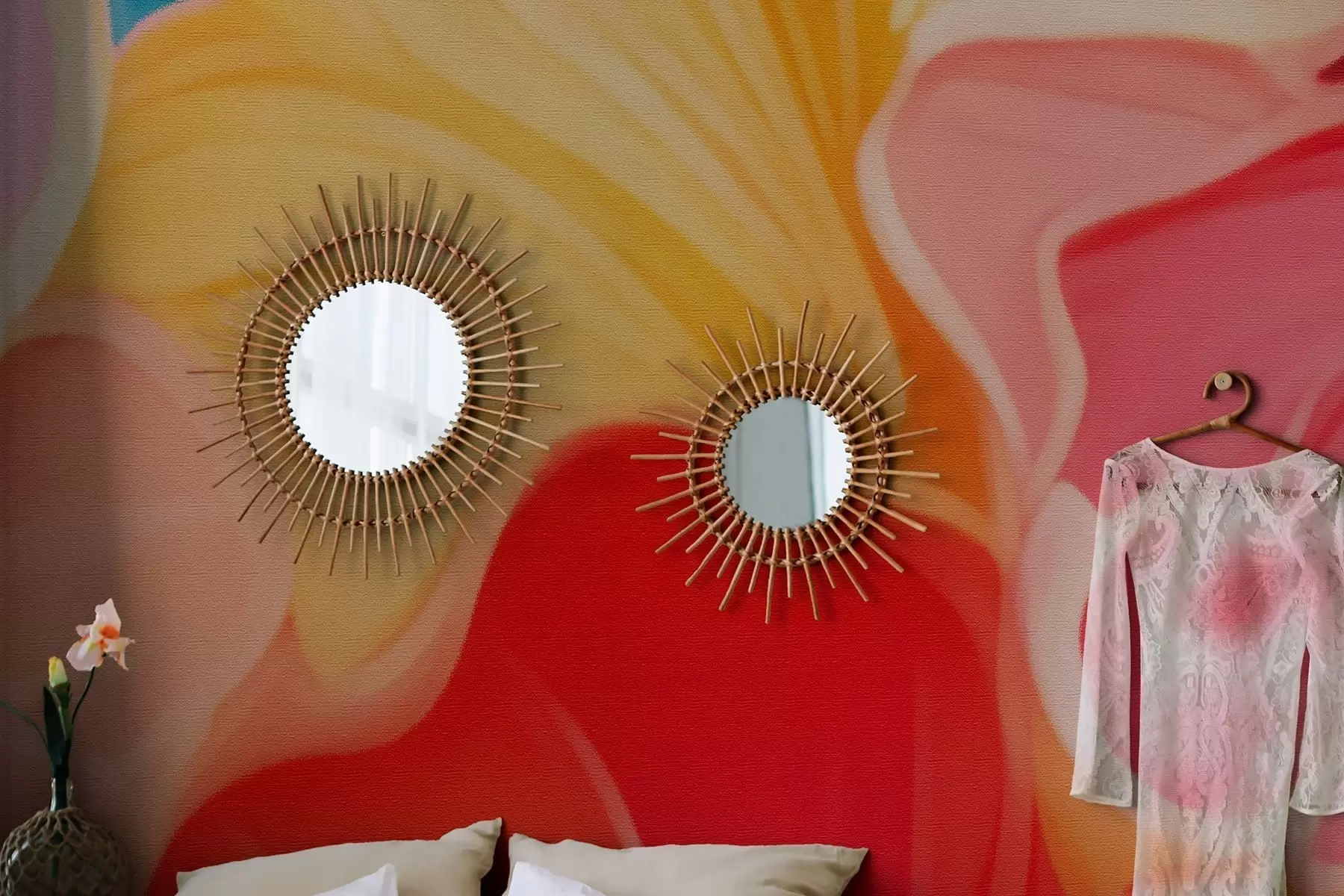 murais de parede Flores Fantásticas w05574