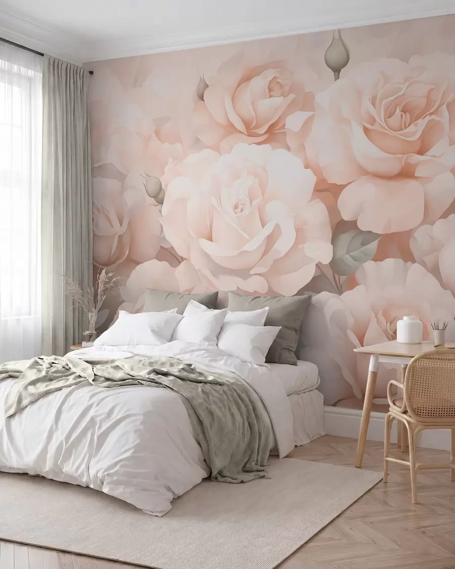 murais de parede Rosas abstratas w05553