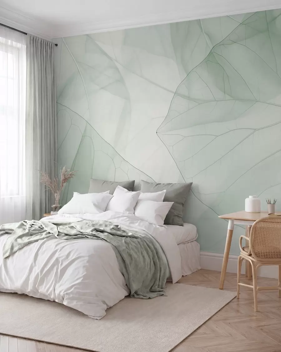 murais de parede Veias abstratas das folhas w05474