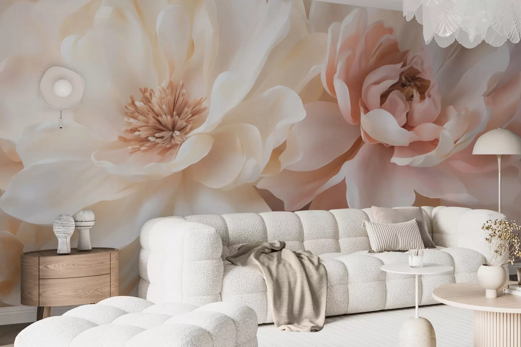 murais de parede Flores grandes w05633