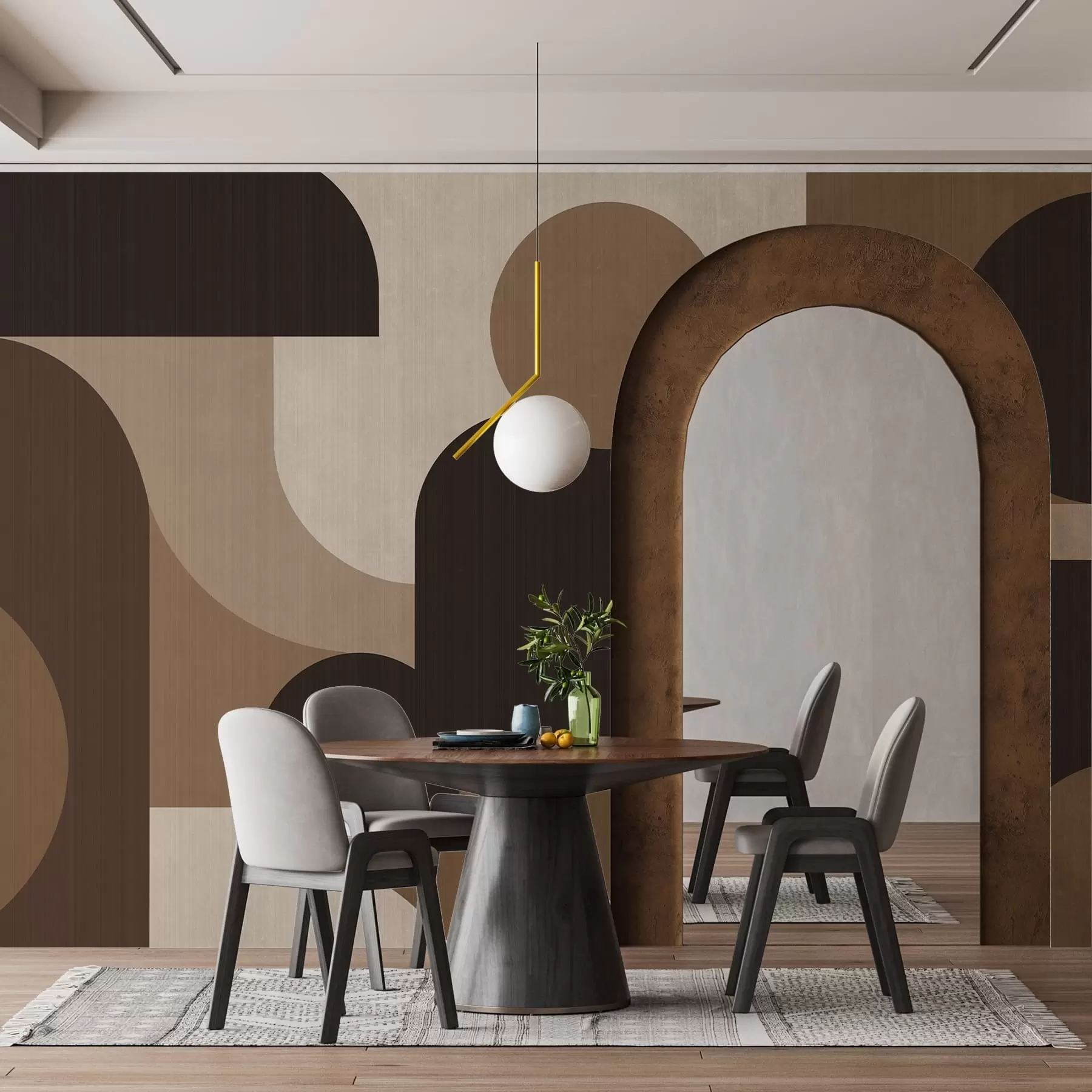 murais de parede Arcos geométricos w05653