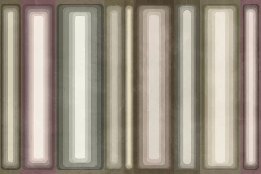 murais de parede Retângulos verticais arredondados, com textura e estilo abstrato, em tons suaves de marrom, bege e rosa claro w09905