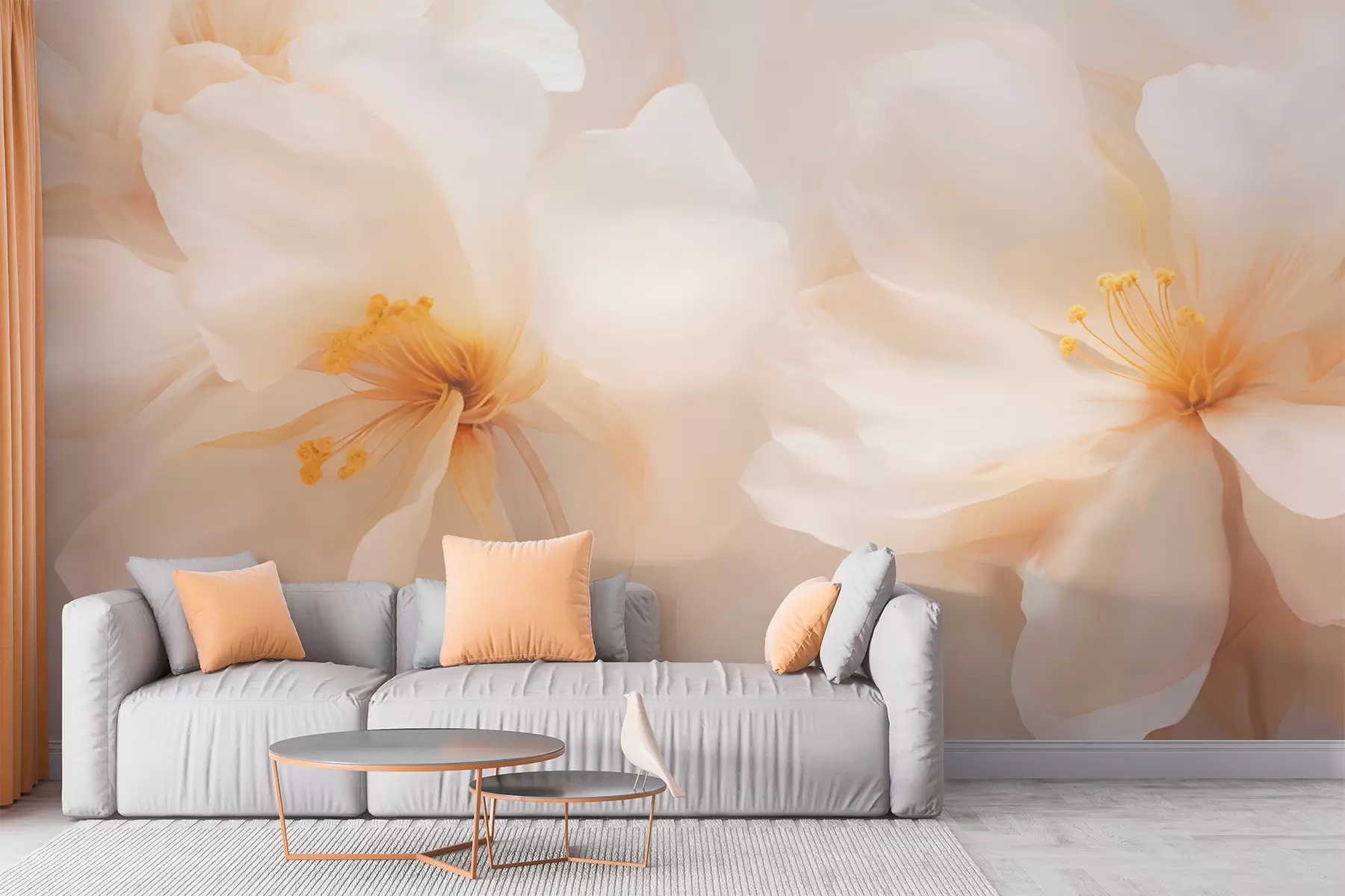 murais de parede Flores grandes w05615