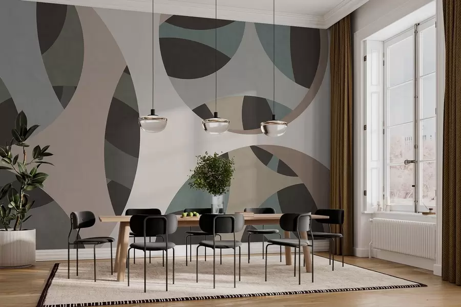 murais de parede abstração textural contemporânea em tons de bege e tons naturais w05751v1
