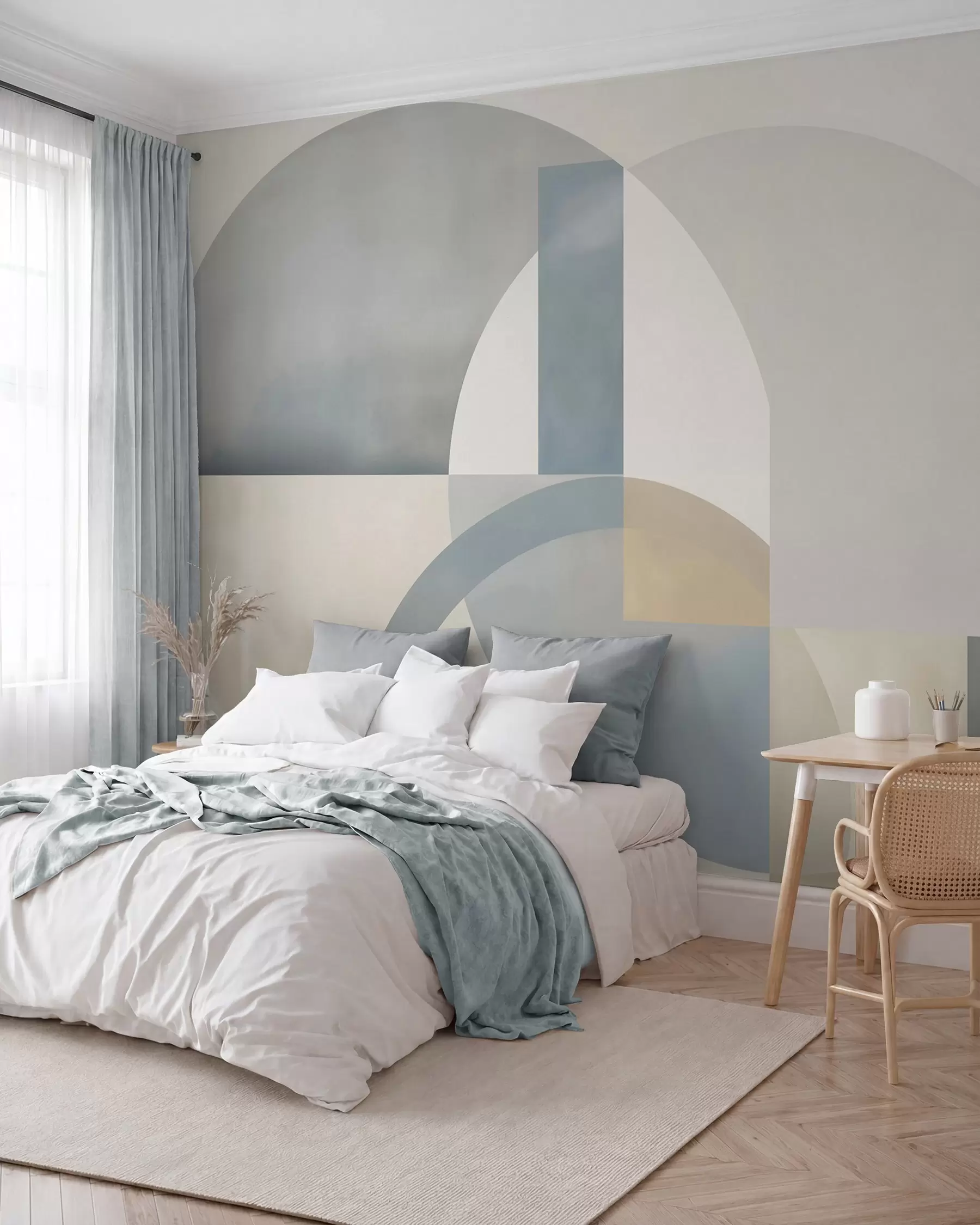 murais de parede Abstração geométrica com imitação de textura w05778