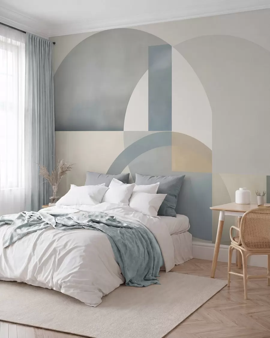 murais de parede Abstração geométrica com imitação de textura w05778