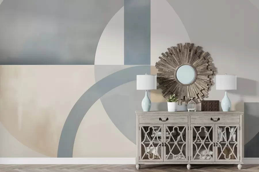 murais de parede Abstração geométrica com imitação de textura w05778