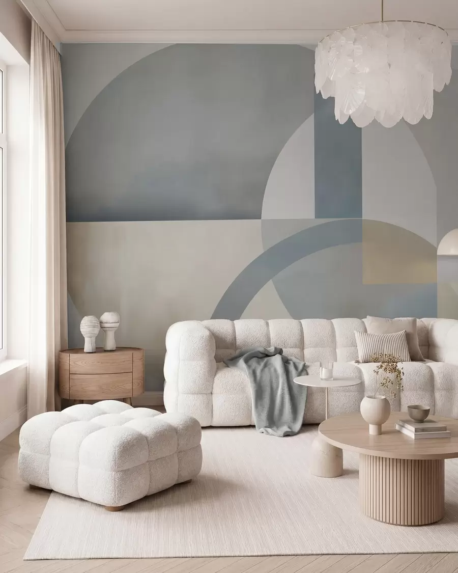murais de parede Abstração geométrica com imitação de textura w05778