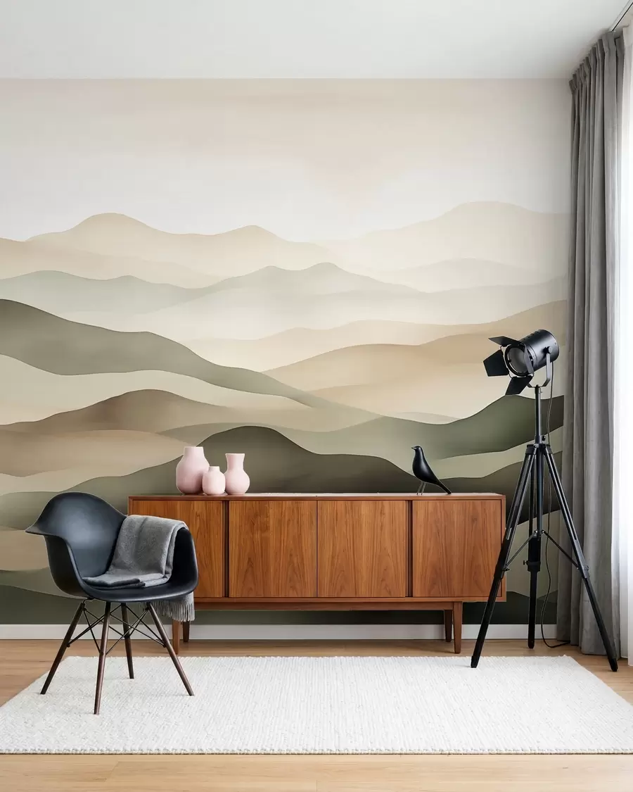 murais de parede Horizontes Enevoados w09971