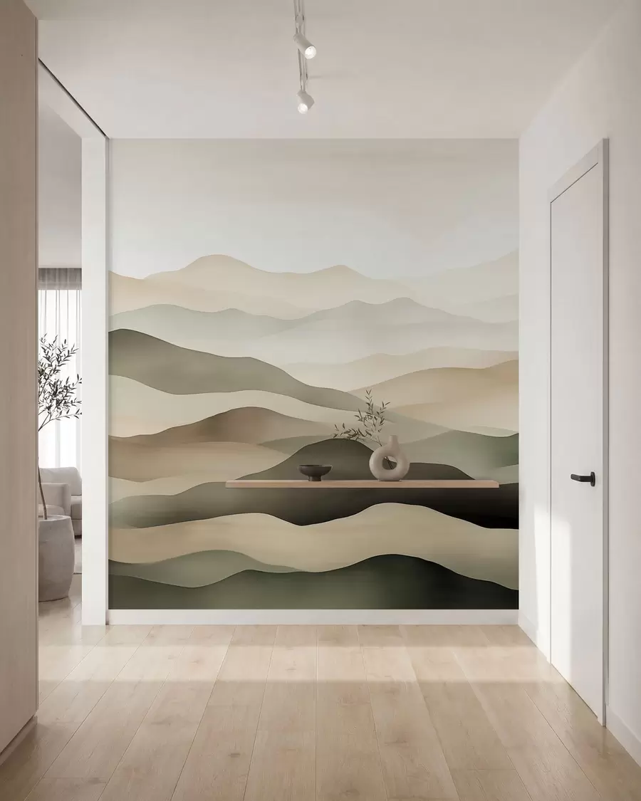 murais de parede Horizontes Enevoados w09971