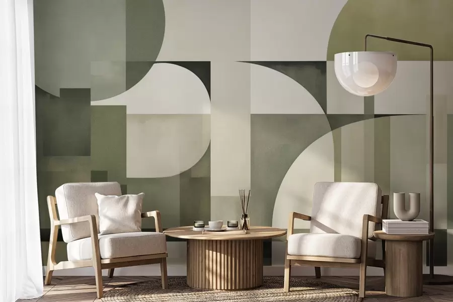 murais de parede Abstração geométrica w05782