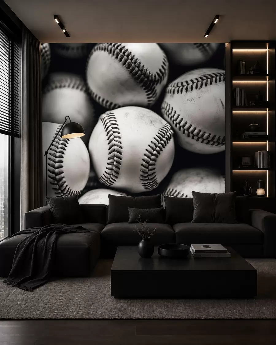 murais de parede Bolas de beisebol w09966
