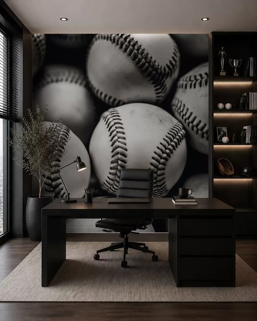 murais de parede Bolas de beisebol w09966