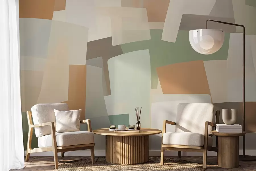 murais de parede Abstração geométrica w05783
