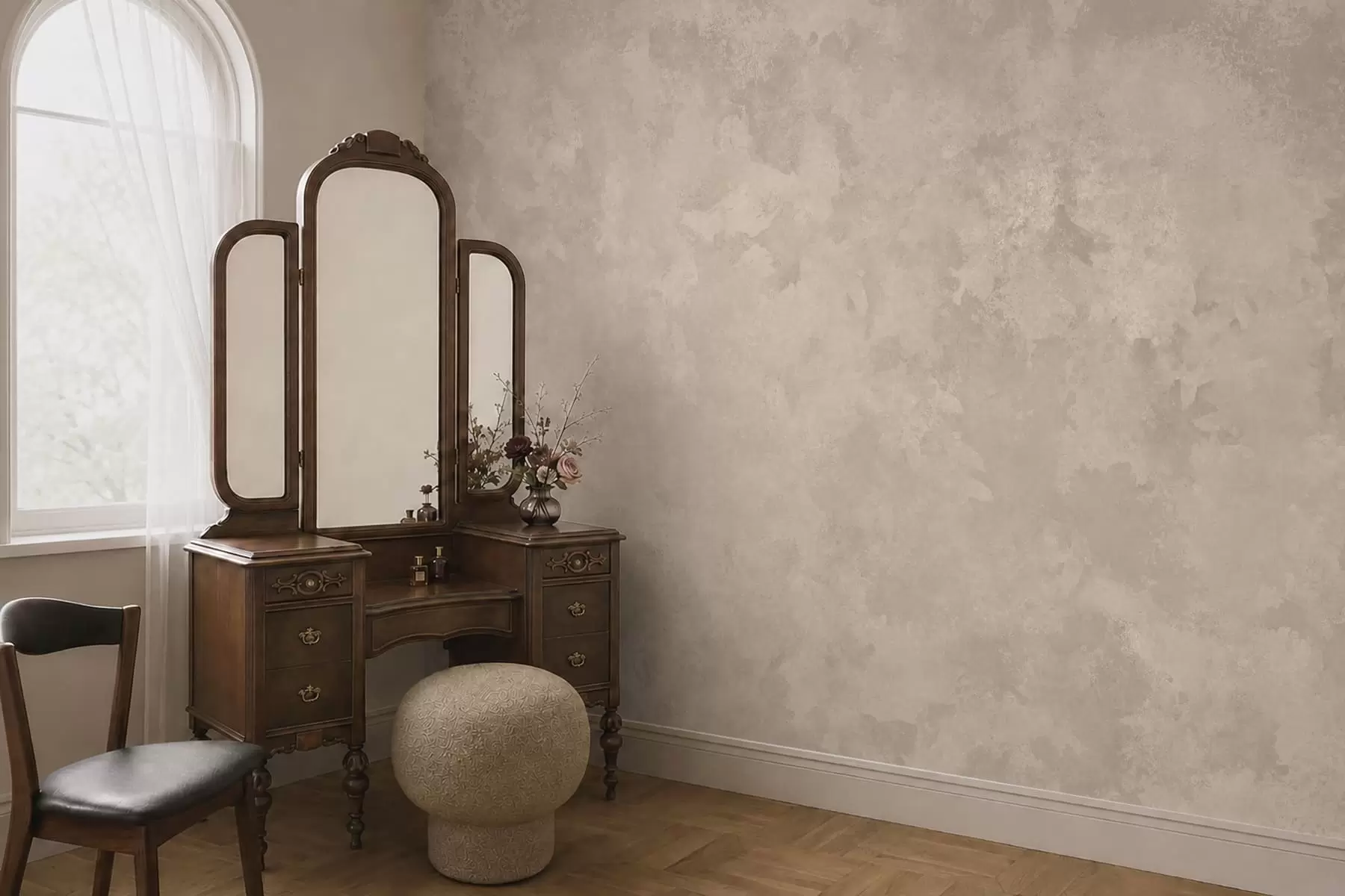murais de parede Textura bege-amêndoa quente com transições tonais suaves e naturais w05814