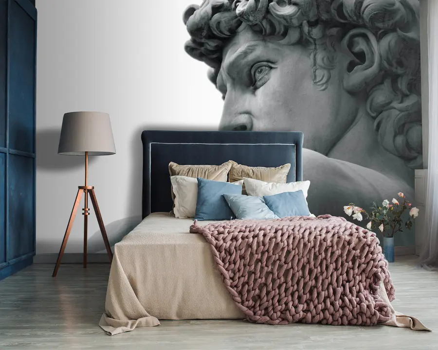 murais de parede Nariz, olho e escultura u57196