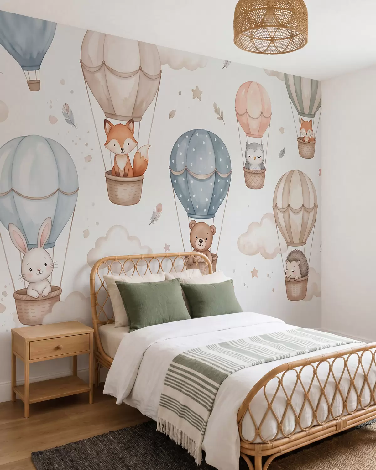 murais de parede Amigos de balão w10001