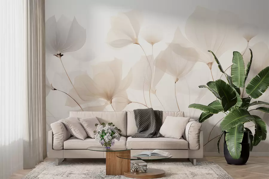 murais de parede Flores Fantásticas w05293