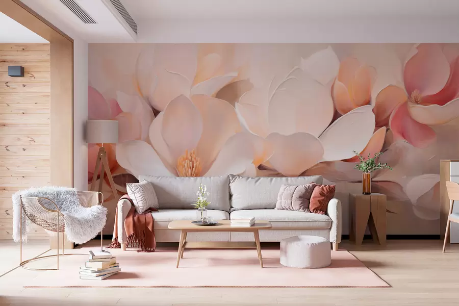 murais de parede Um galho com flores w05979