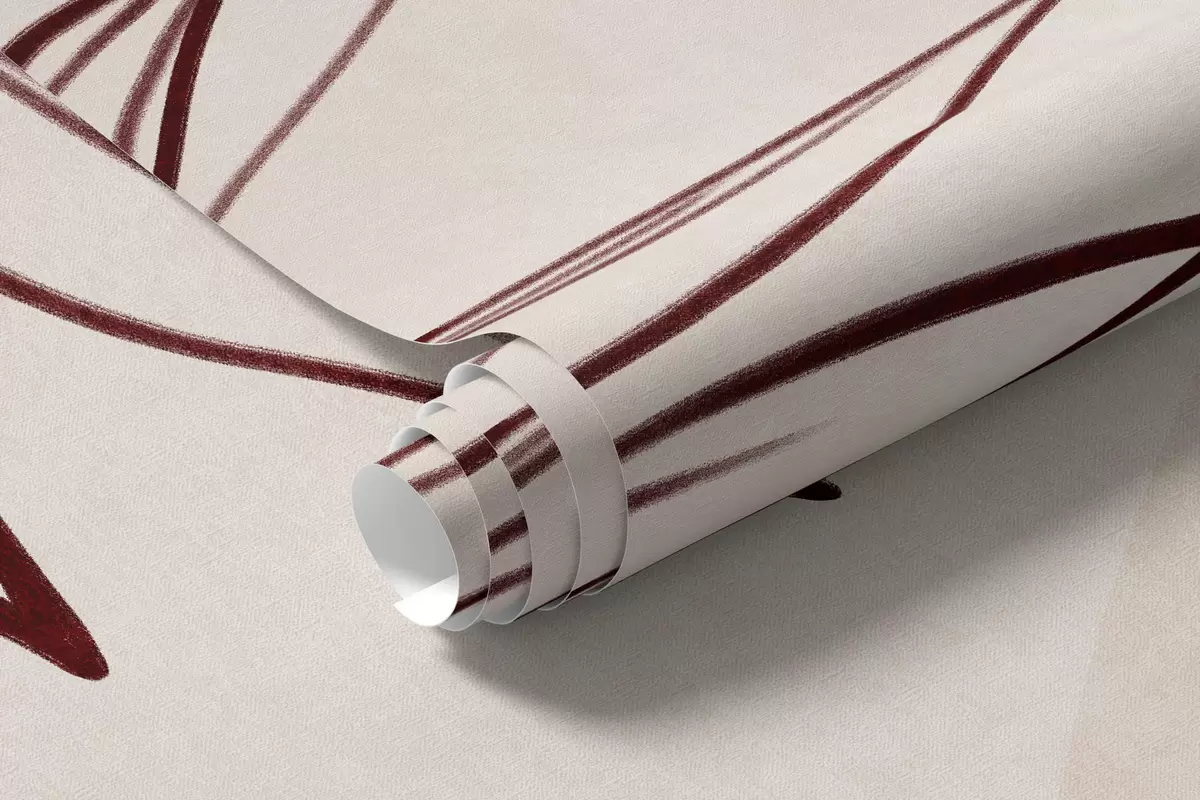 murais de parede Desenhos minimalistas de folhas e folhagem tropicais, com formas circulares em tons pastéis w10111v1