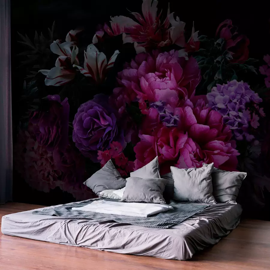 murais de parede Bouquet de magníficas peônias u72224