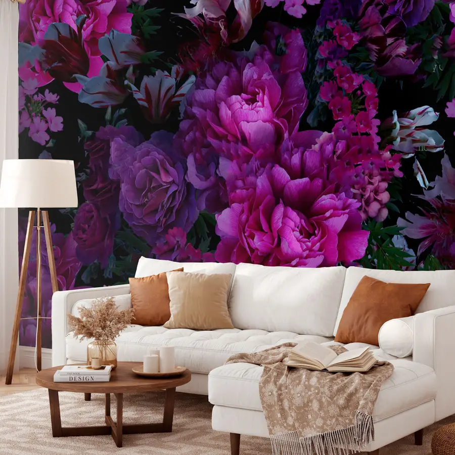 murais de parede Flores brilhantes u72236