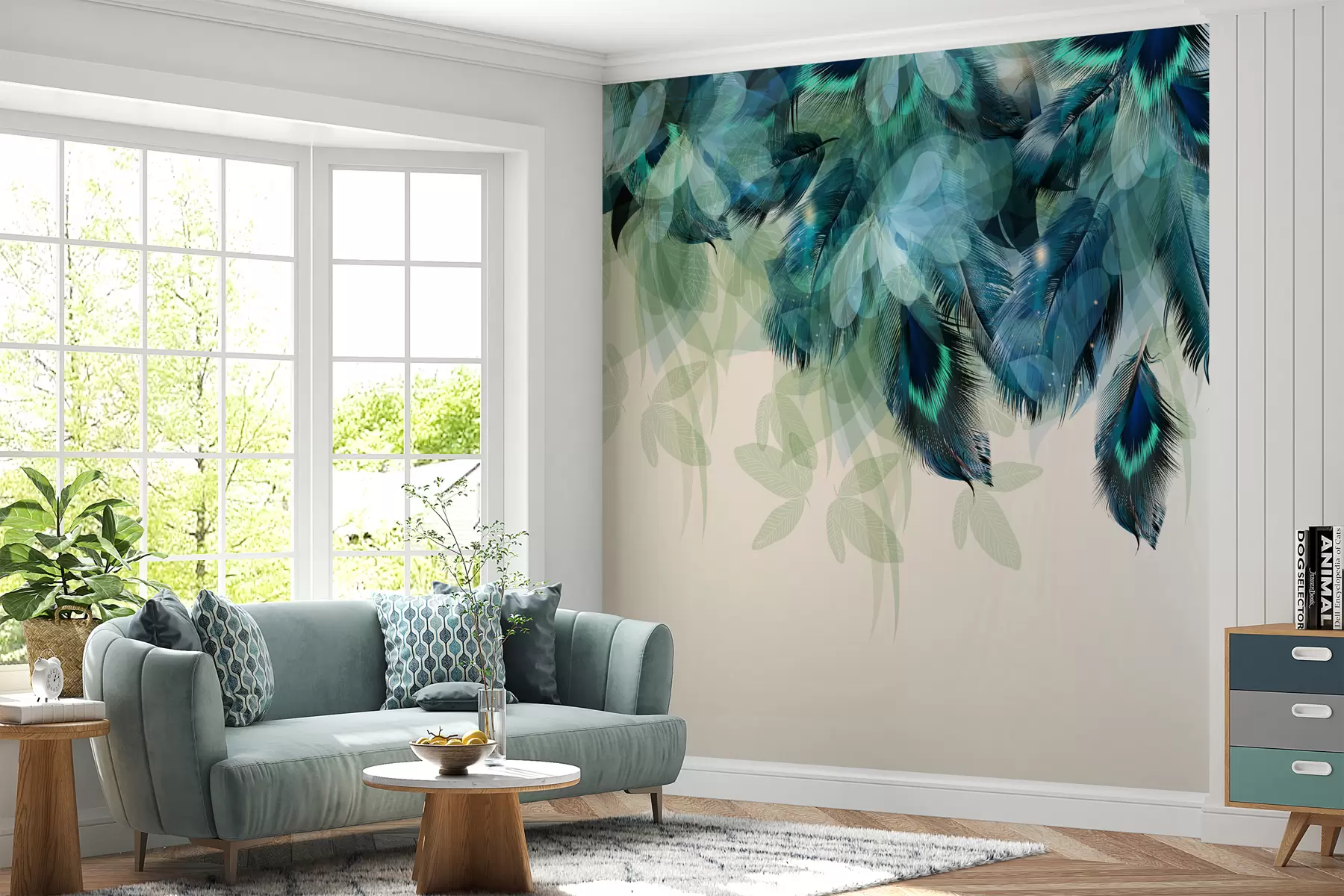 murais de parede Feats no céu u72316