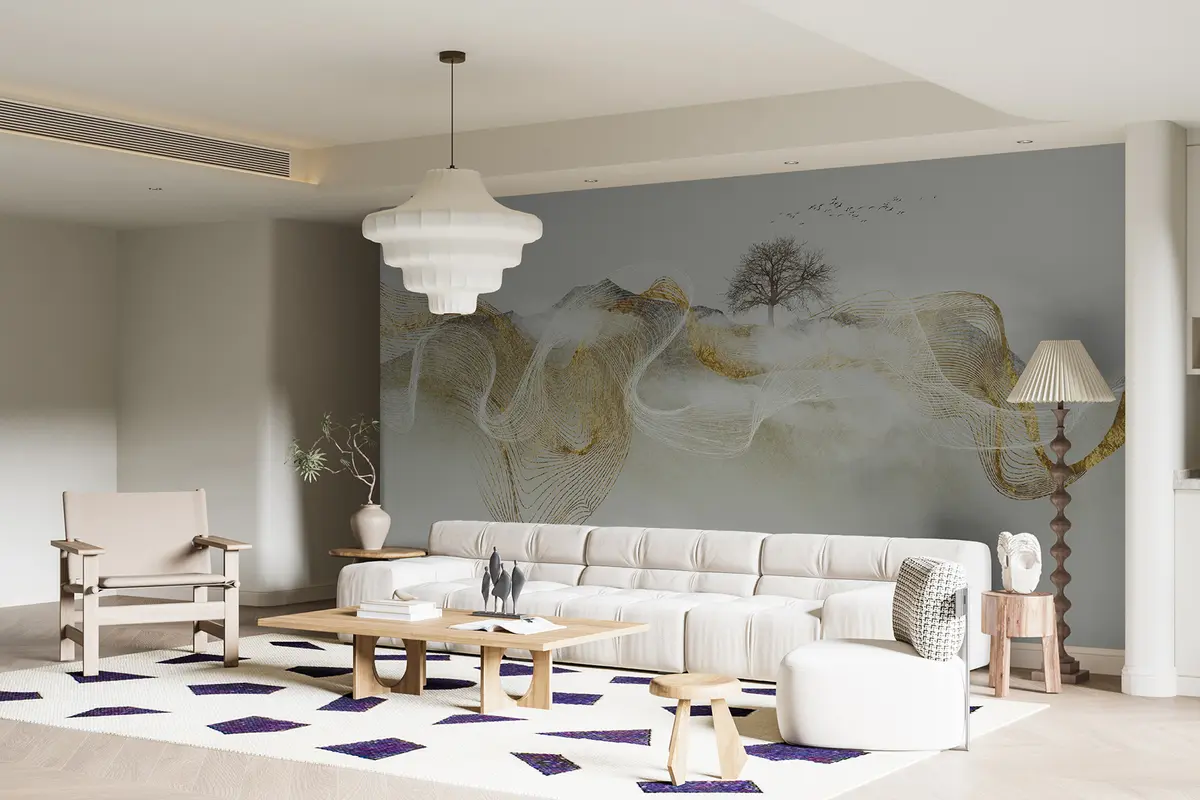 murais de parede Gesto, arte e fonte u16828