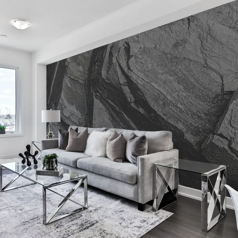 murais de parede Marrom, madeira e rocha u33043