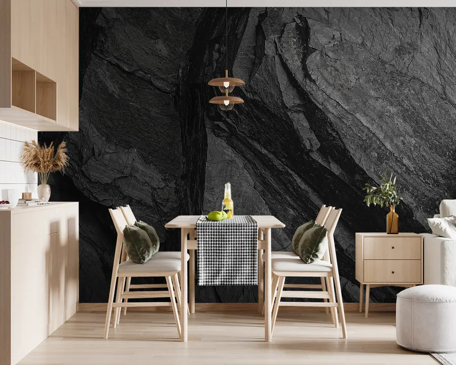 murais de parede Marrom, madeira e rocha u33043