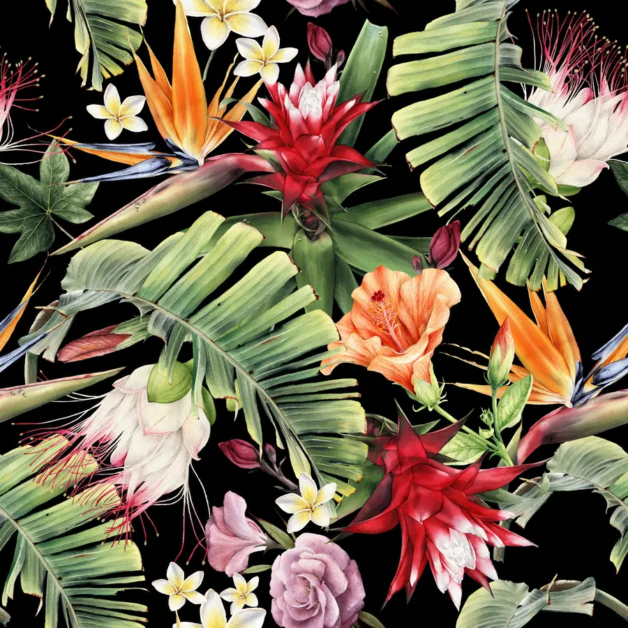 murais de parede Padrão tropical u72341