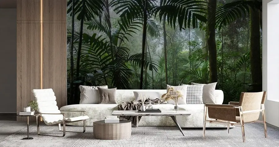 murais de parede Uma floresta tropical u72344