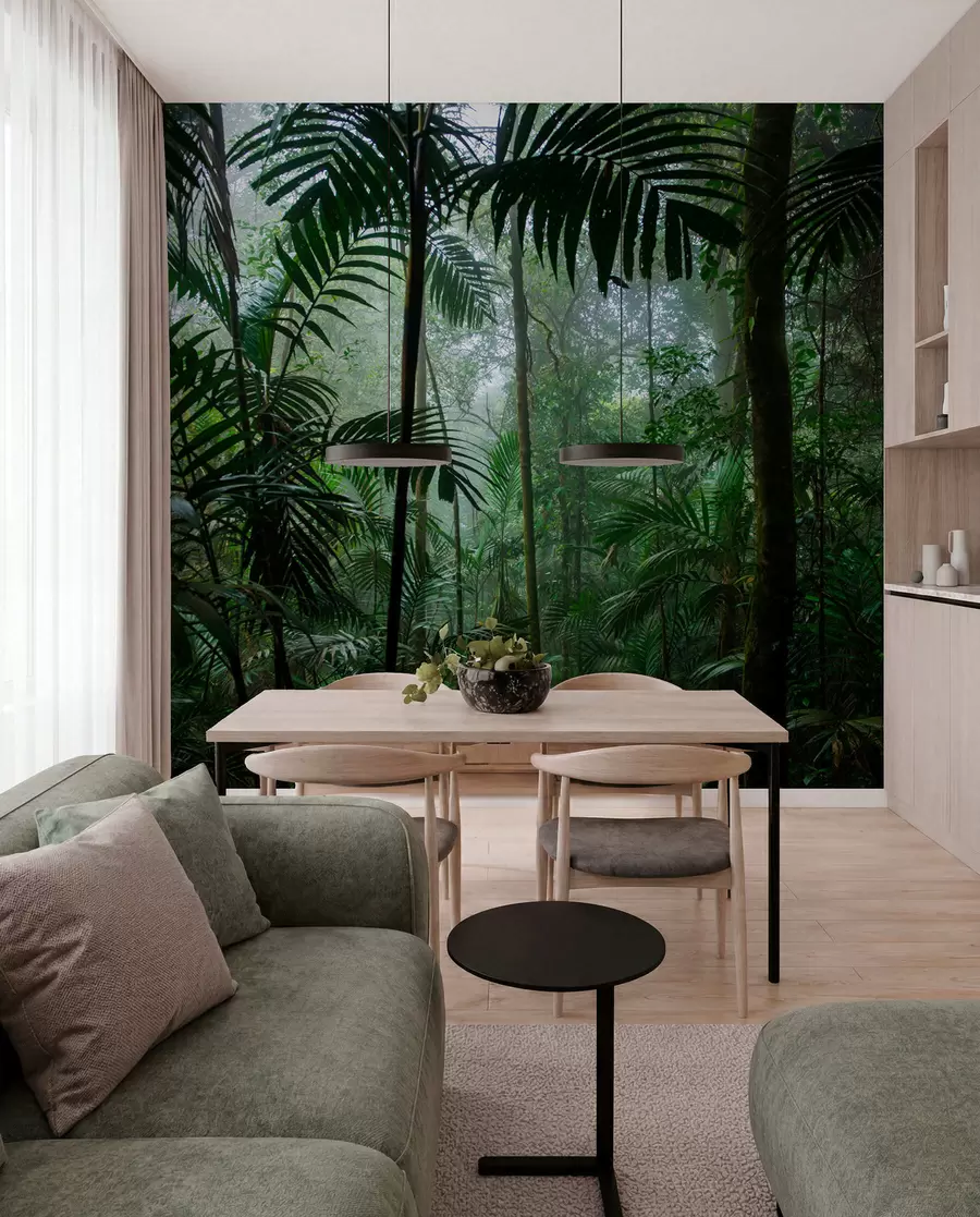 murais de parede Uma floresta tropical u72344