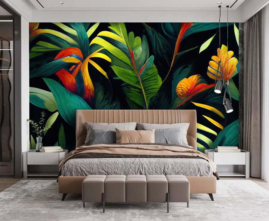 murais de parede Selva tropical brilhante u72390