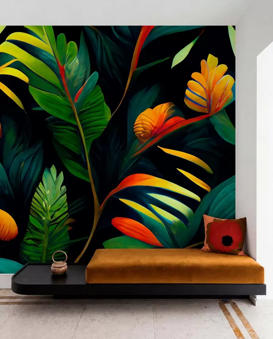 murais de parede Selva tropical brilhante u72390