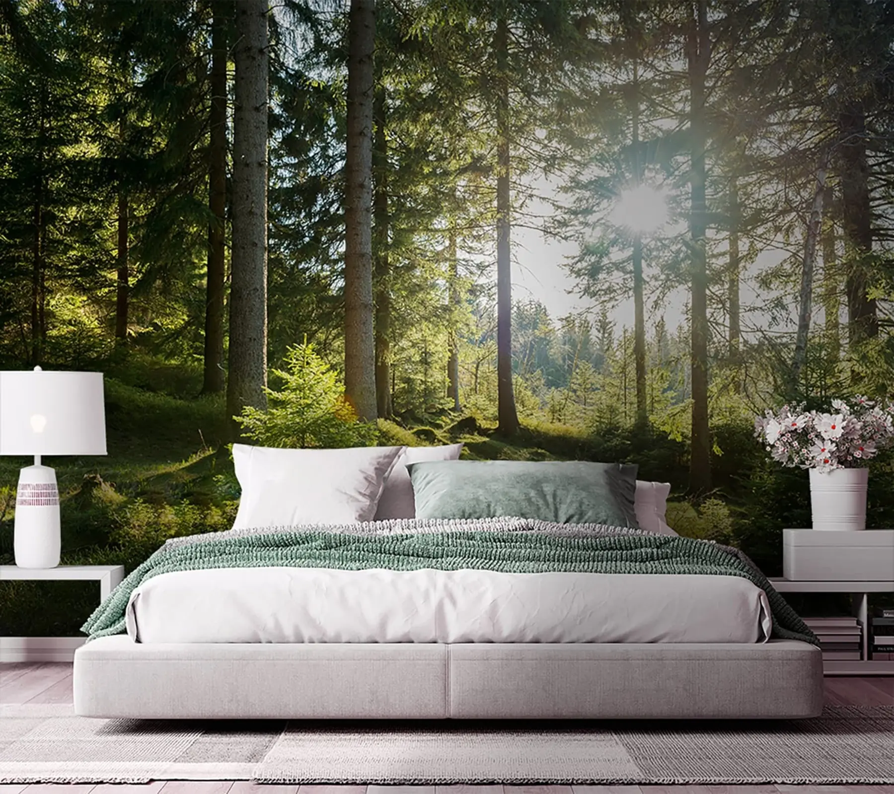 murais de parede Montanhas Carkonoshe na Polônia u80015