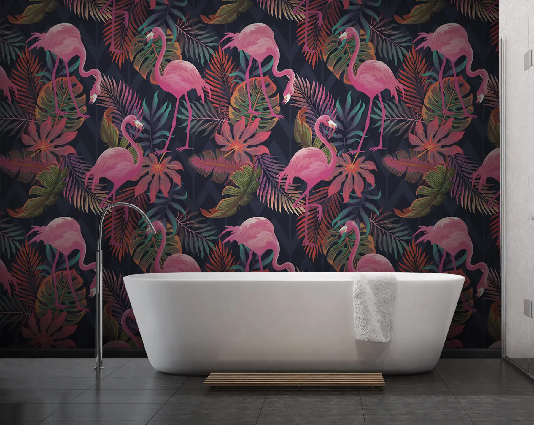 murais de parede Explosão rosa u73089