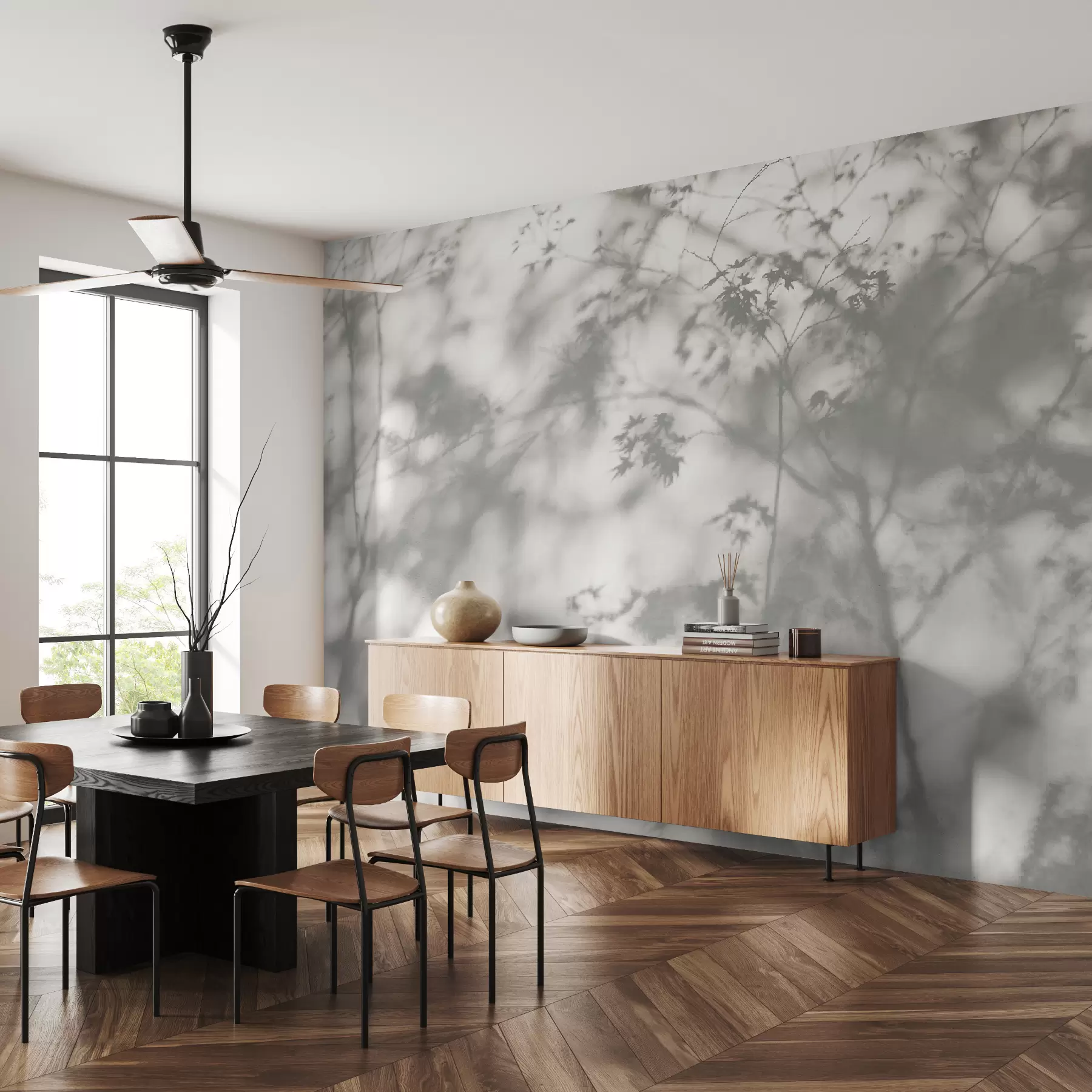 murais de parede Sombra na parede u79829